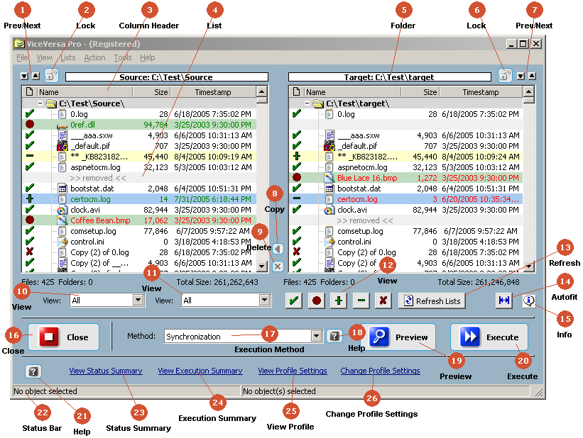 Screenshot of ViceVersa PRO 2.0